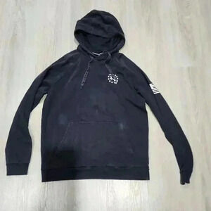 Under Armour Men's ColdGear Freedom Raglan Pullover Hoodie Black Size Large